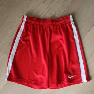 Nike Girl's Red Athletic Shorts